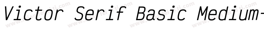 Victor Serif Basic Medium字体转换